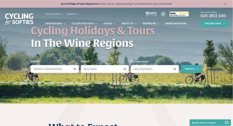 Screenshop of Cycling for Softies